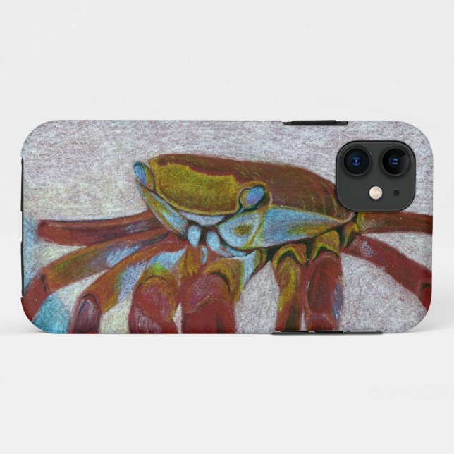 Capa Para iPhone 11 Caranguejo (Verso (horizontal))