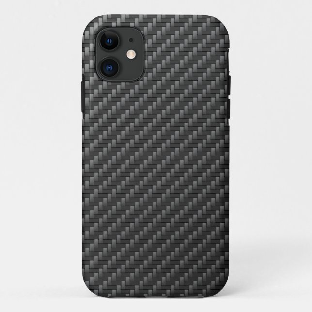 Capa Para iPhone 11 Carbon Fiber (Verso)