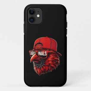 Capa Para iPhone 11 Cardinal Vintage Estilo Retro Presente Homens Mulh