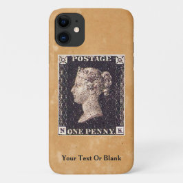 Capa Para iPhone 11 Carimbo de Penny Black
