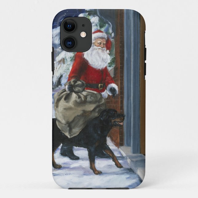 Capa Para iPhone 11 Carl que ajuda Papai Noel de <Carl's Christmas> b (Verso)