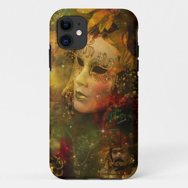 Capa Para iPhone 11 Carnaval - esplendor do carnaval de Nova Orleães (Verso)
