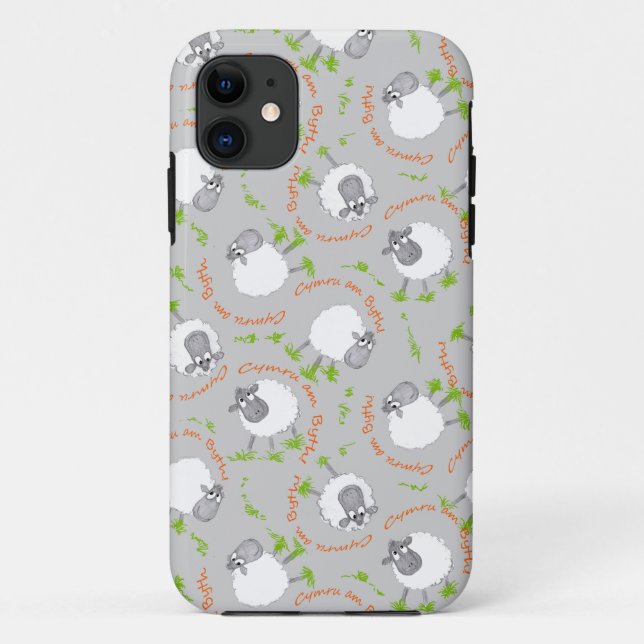 Capa Para iPhone 11 Carneiros parvos, caso do iPhone 5/5s Xtreme de (Verso)