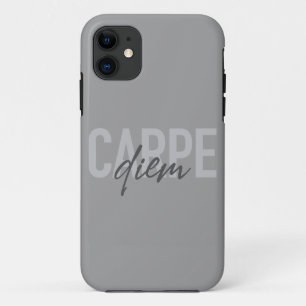 Capa Para iPhone 11 Carpe Diem design moderno, simples, urbano, legal