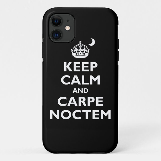 Capa Para iPhone 11 Carpe Noctem! (Verso)