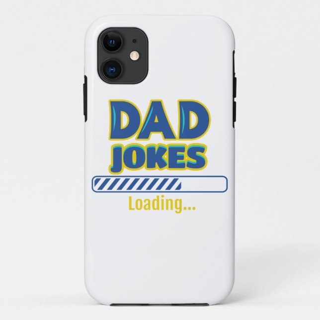 Capa Para iPhone 11 Carregamento do Pai Piadas (Verso)