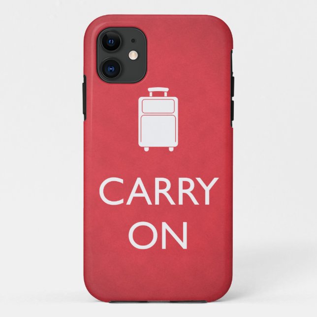 Capa Para iPhone 11 Carregar Da Bagagem Engraçado (Verso)