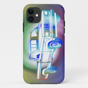 Capa Para iPhone 11 Carro Clássico de pop Art 2