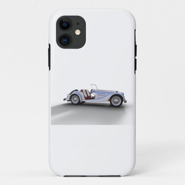 Capa Para iPhone 11 Carro Clássico Retro (Verso)