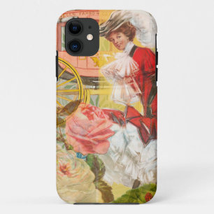 Capa Para iPhone 11 Carruagem de diversão da mulher vitoriana