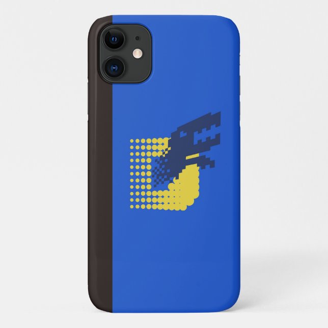 Capa Para iPhone 11 Cartão Azul Digimon Tamers (Verso)