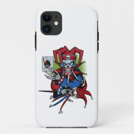 Capa Para iPhone 11 Cartão de jogar, Chaveiro do camiseiro de camiseta