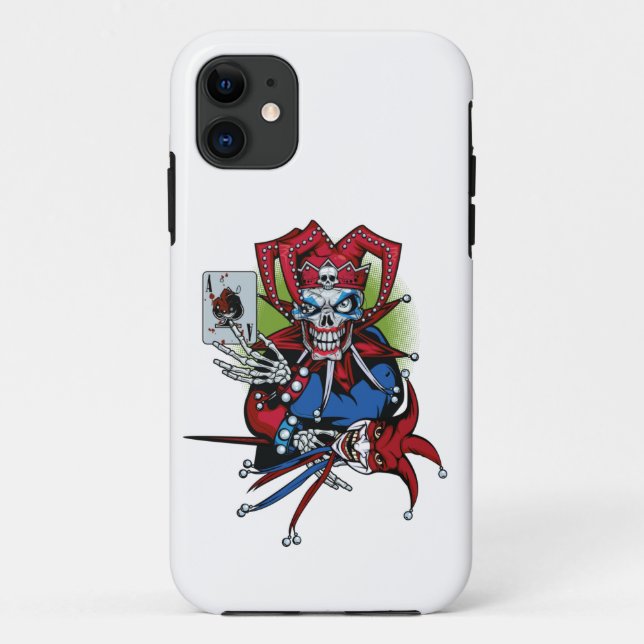 Capa Para iPhone 11 Cartão de jogar, Chaveiro do camiseiro de camiseta (Verso)
