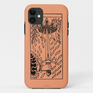 Capa Para iPhone 11 Cartão de Tarot: Ás das espadas
