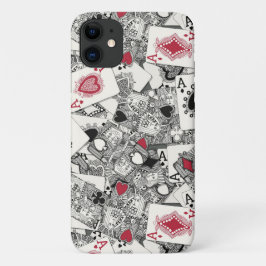 Capa Para iPhone 11 cartas de jogar