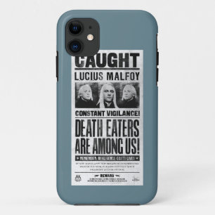 Capa Para iPhone 11 Cartaz de Procurado de Lucius Malfoy