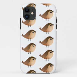 Capa Para iPhone 11 Cartografia de Pássaro Sparrow
