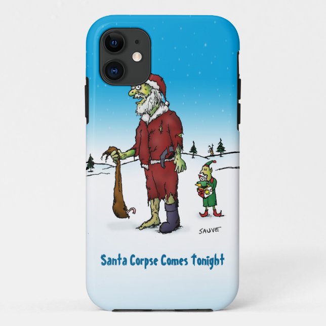 Capa Para iPhone 11 Cartografia Zombie Engraçada do Corpse (Verso)