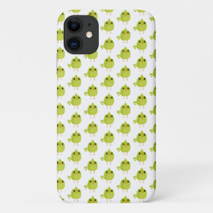 Capa Para iPhone 11 Cartoon de Pássaro Verde