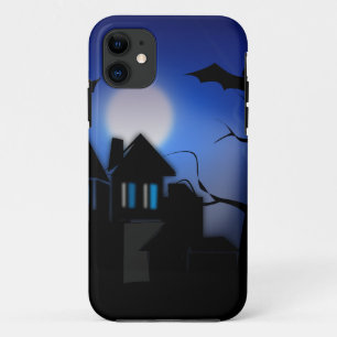 Capa Para iPhone 11 Casa assombrada o Dia das Bruxas assustador com