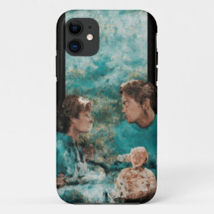 Capa Para iPhone 11 Casal Romântico para Portáteis