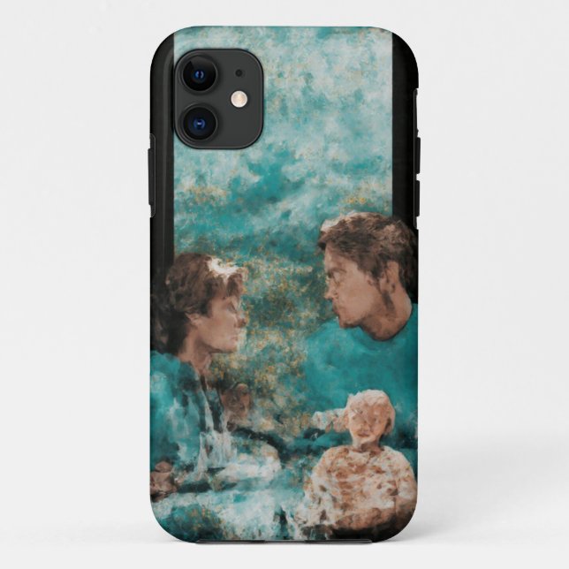 Capa Para iPhone 11 Casal Romântico para Portáteis (Verso)