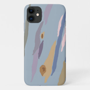 Capa Para iPhone 11 Casca de Árvore de Eucalipto Azul
