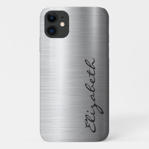 Capa Para iPhone 11 Cascata de aspecto metálico sem aço inoxidável