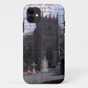 Capa Para iPhone 11 Case mate assombrada gótico do iPhone do cemitér