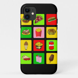 Capa Para iPhone 11 Case mate do iPhone do toxicómano do fast food
