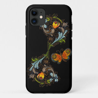 Capa Para iPhone 11 Case mate iPhone5 de pintura floral florentino