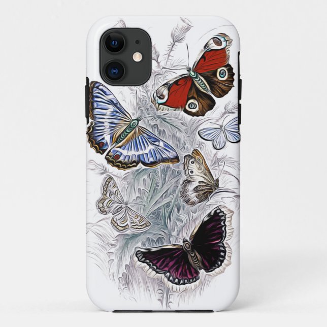 Capa Para iPhone 11 Case-Mate iPhone Coques papillons (Verso)