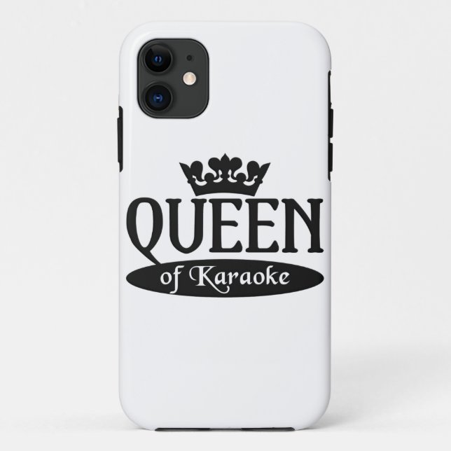 Capa Para iPhone 11 Case-Mate Rainha de Karaoke iPhone 5, personalizar (Verso)