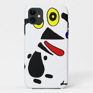 Capa Para iPhone 11 Caso abstrato do iPhone 5 do cão mal lá