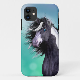 Capa Para iPhone 11 Caso aciganado de Iphone 5 da cabeça de cavalo de
