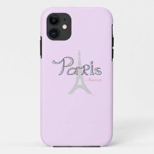Capa Para iPhone 11 Caso amoroso de PARIS com torre Eiffel