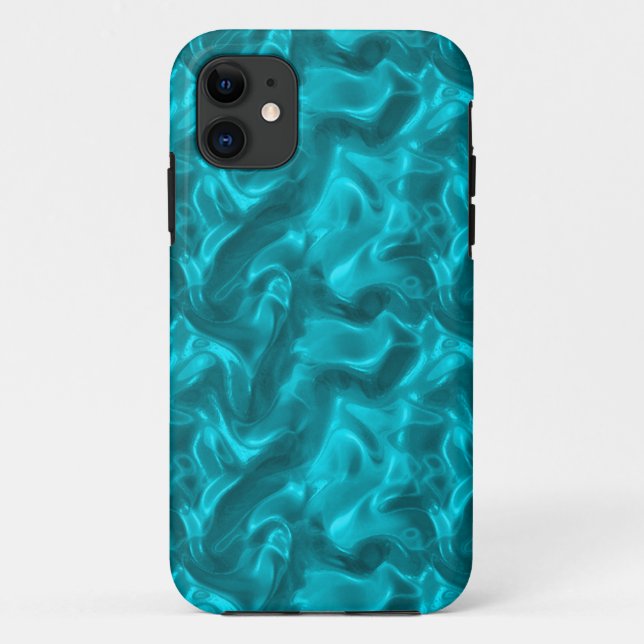 Capa Para iPhone 11 Caso Aqua Silk iPhone 5 (Verso)