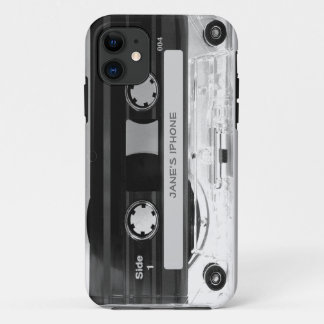 Capa Para iPhone 11 Caso audio do iPhone 5 da cassete de banda