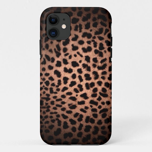 Capa Para iPhone 11 Caso clássico do iPhone 5 do impressão do leopardo (Verso)