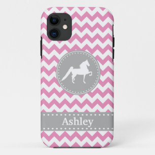 Capa Para iPhone 11 Caso cor-de-rosa customizável do iPhone 5 de