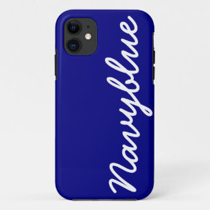 Capa Para iPhone 11 Caso customizável do iPhone 5 do cobrir dos azuis