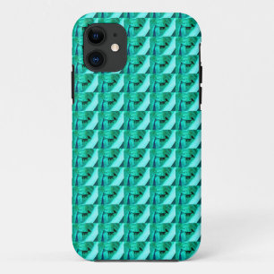 Capa Para iPhone 11 caso da arte da rocha de turquesa
