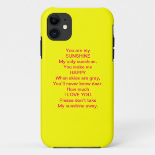 Capa Para iPhone 11 Caso da luz do sol