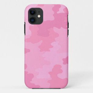 Capa Para iPhone 11 Caso de Camouflage da rosa claro iPhone 5G