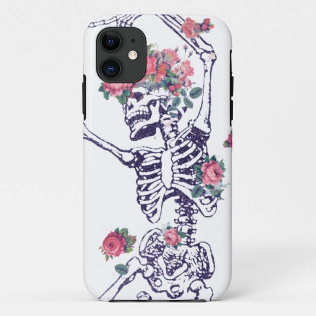 Capa Para iPhone 11 Caso de esqueleto (Verso)