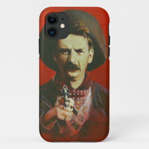 Capa Para iPhone 11 Caso de ID do iPhone 5 de Outlaw Ocidental