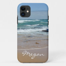Caso de iPhone 11 personalizado Waves Beach