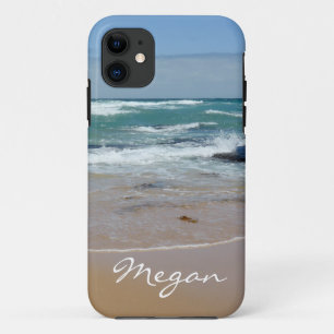 Capa Para iPhone 11 Caso de iPhone 11 personalizado Waves Beach