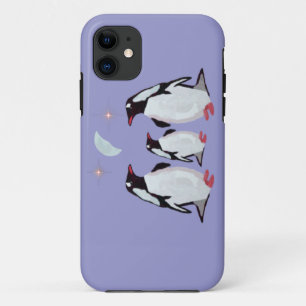Capa Para iPhone 11 Caso de IPhone 5 da lua do pinguim