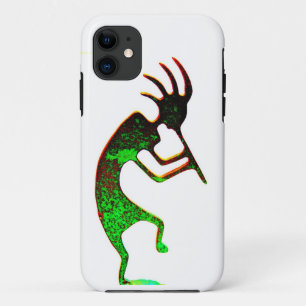 Capa Para iPhone 11 Caso de kokopelli verde